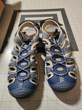 Dannto Closed Toe Hiking Sandals Size EU 36 Blue Water Shoes